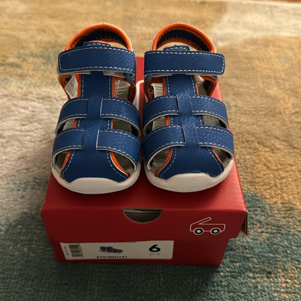 New in box See Kai Run toddler sandals, sz 6